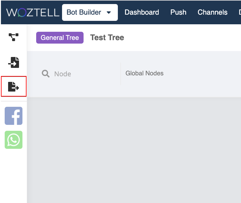 Sidebar next to workspace